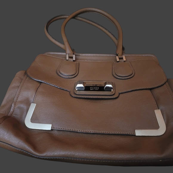 Guess Handbags - Guess brown tote purse